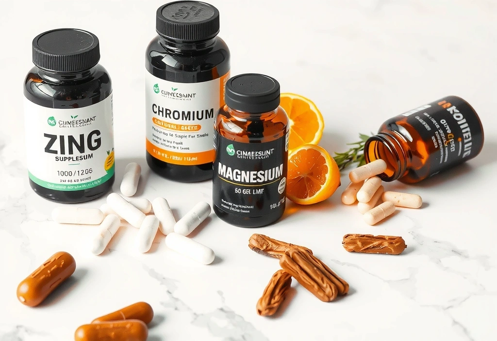 Premium natural supplements with vitamins and minerals