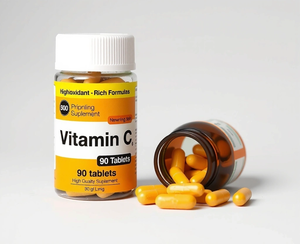 Vitamin C Plus Bioflavonoids bottle with antioxidant formula